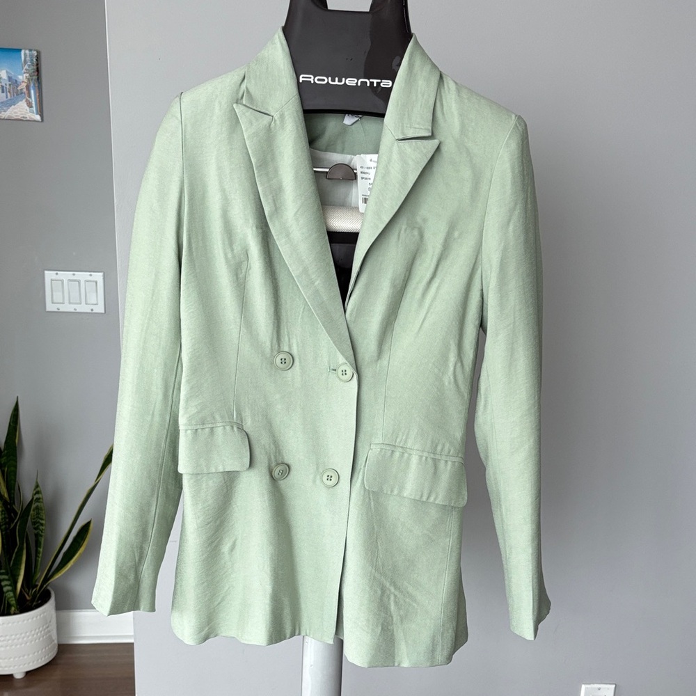 Women's Light Green Blazer/ Sage